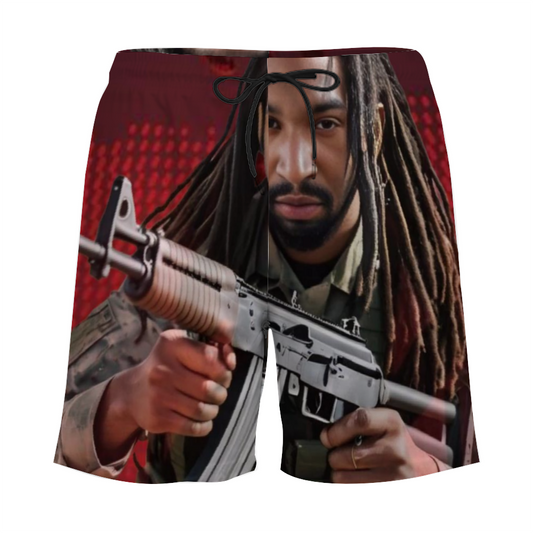 Sova Black Hunt Swim Trunks Beach Short