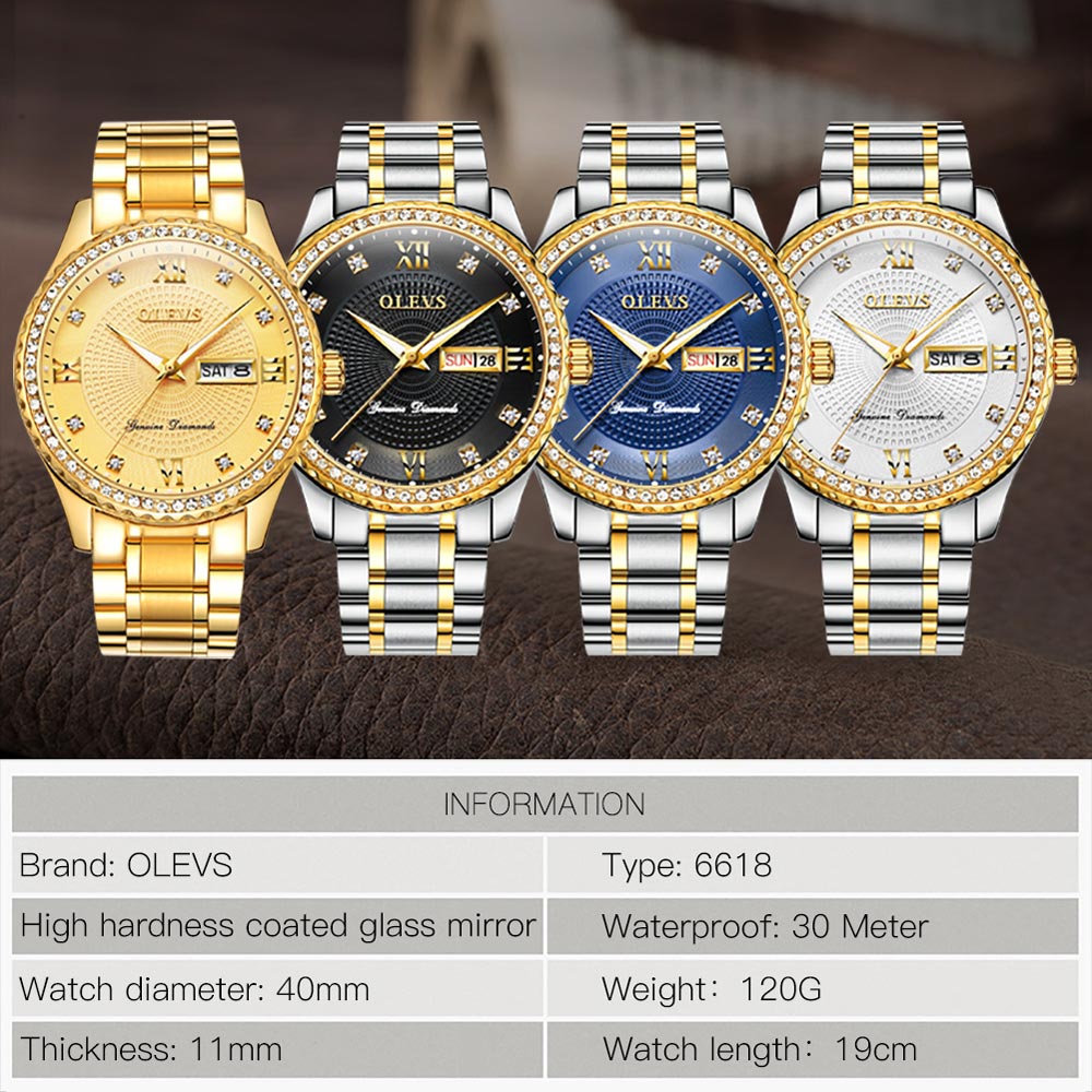 Sova Syndicate Luxurious Golden Wristwatch