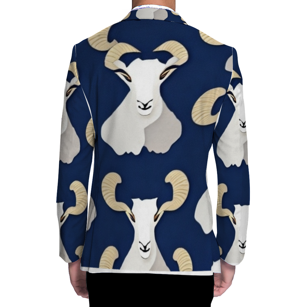 Sova Syndicate Goat Men Casual Suit Blazer Coat Fashion Light Coat