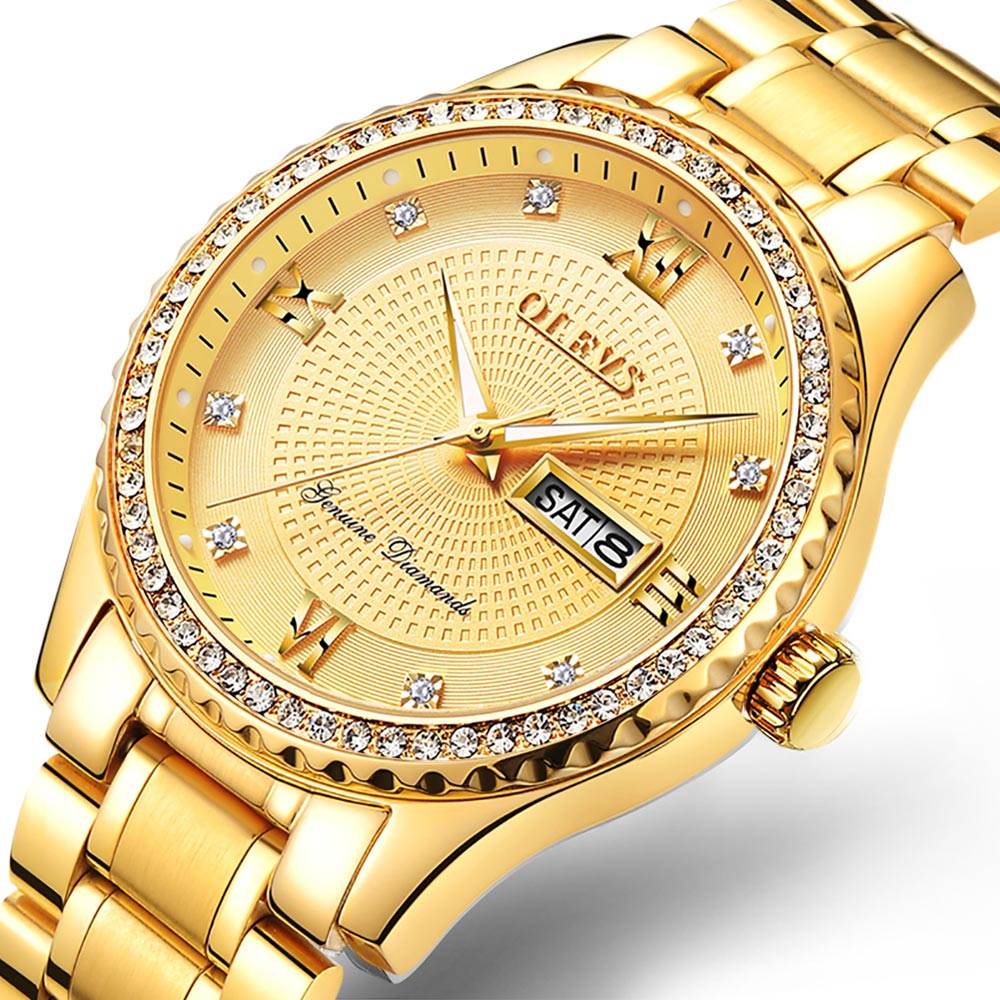 Sova Syndicate Luxurious Golden Wristwatch