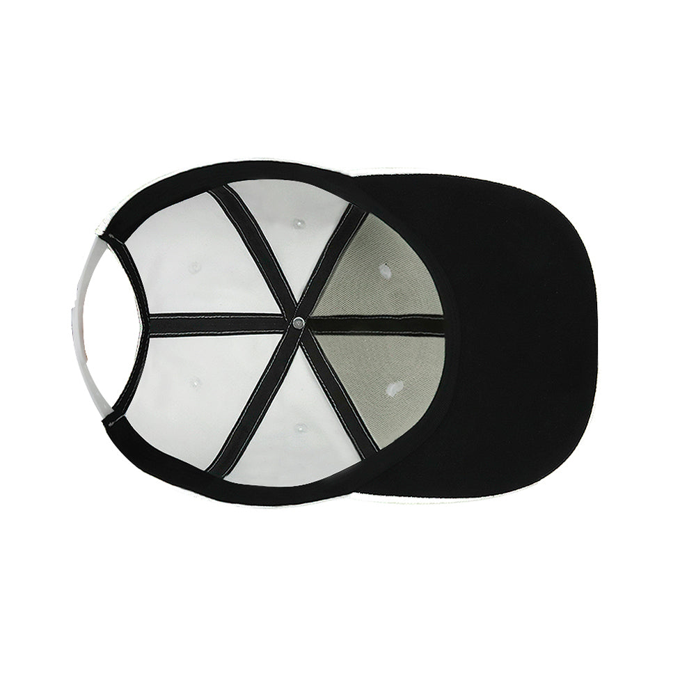 Sova Syndicate Black & White Adjustable Curved Bill Baseball Hat